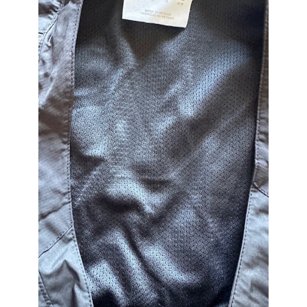 Adidas ClimaLite Pullover Windbreaker Jacket Black Mens Medium - Picture 7 of 9